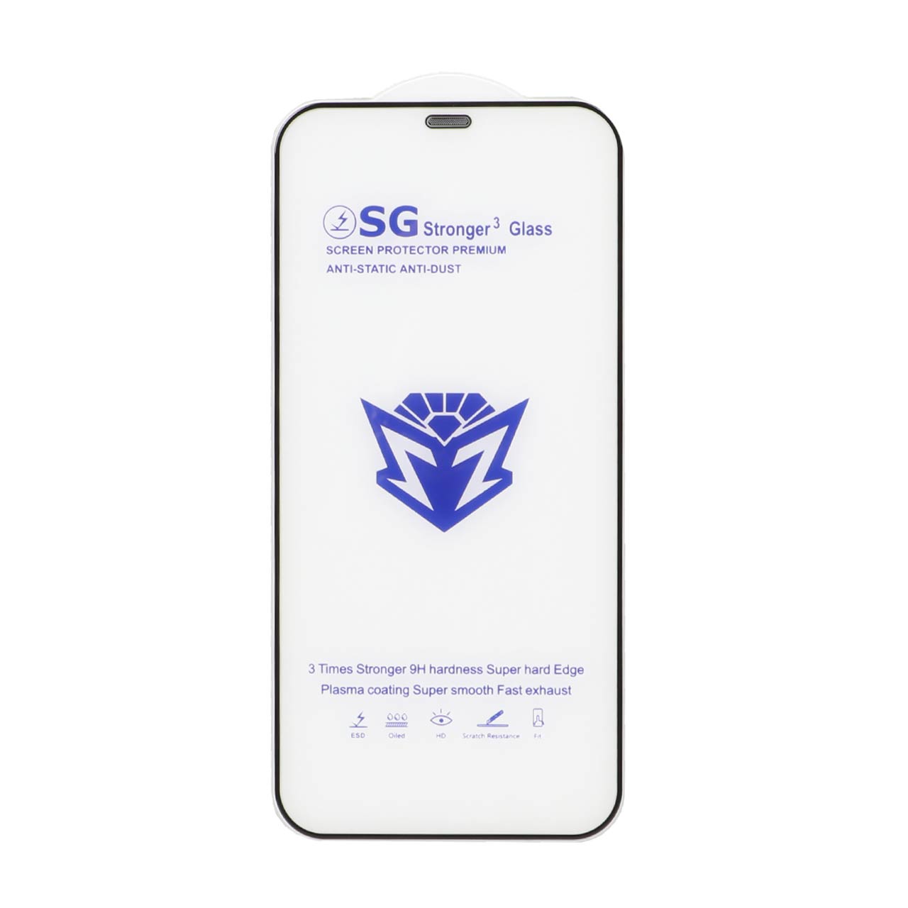 محافظ صفحه نمایش شیشه ای Full Cover Esd-SG مدل iPhone 12 / 12 Pro